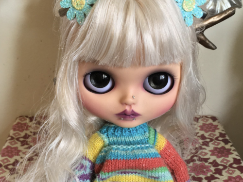 Custom Blythe Doll Factory OOAK “Darcey” by Dollypunk21 *Free Set of Extra Hands*
